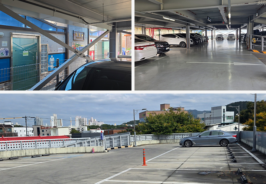 화원시장 공영주차장 사진2