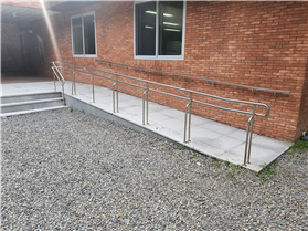 산림문화휴양관 진입로 사진