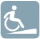 장애인 접근성 픽토그램- 단차없음