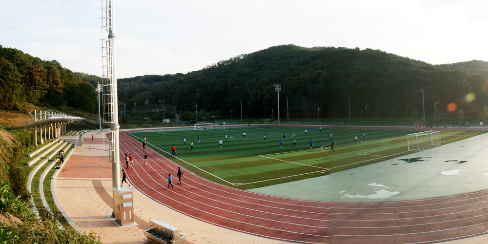 명곡체육시설 축구장 전경사진